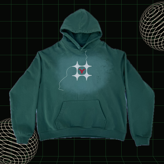 Oversized Green hoodie