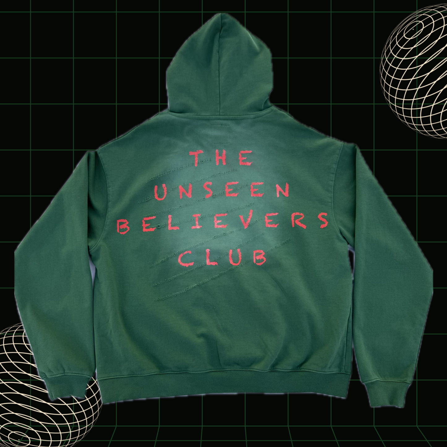 Oversized Green hoodie