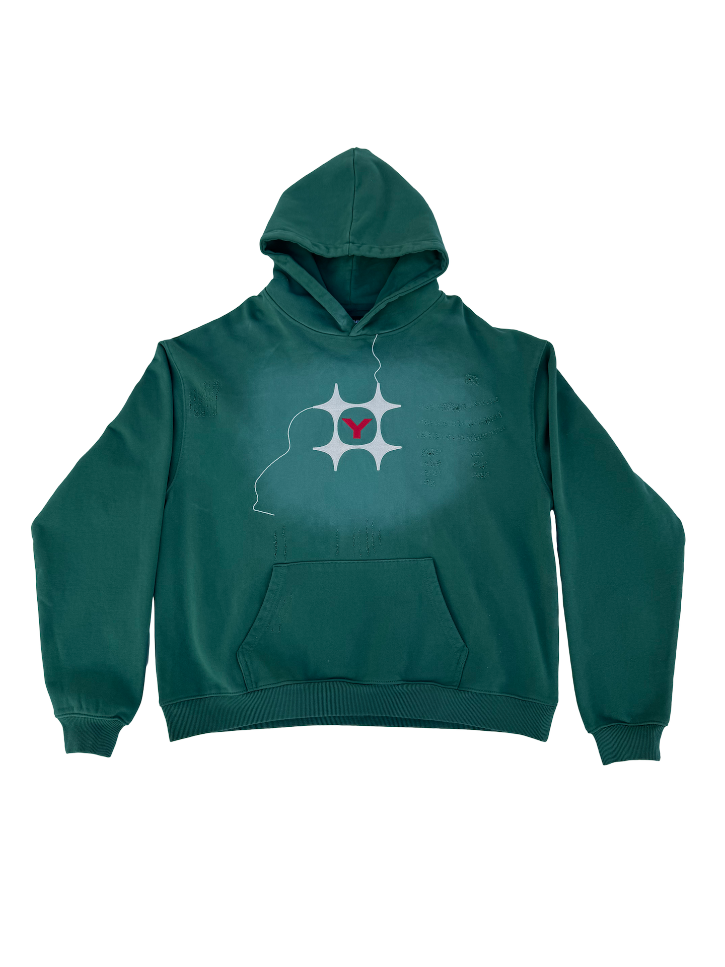 Oversized Green hoodie