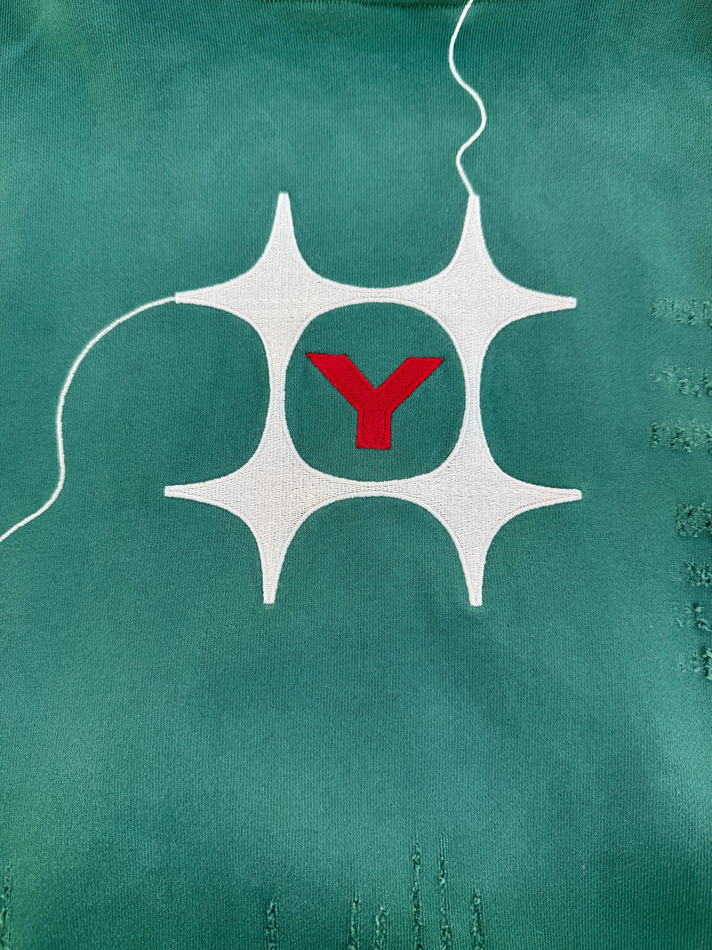 Oversized Green hoodie